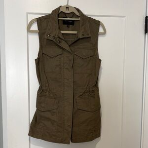 Banana Republic Women's Olive Green Utility Vest